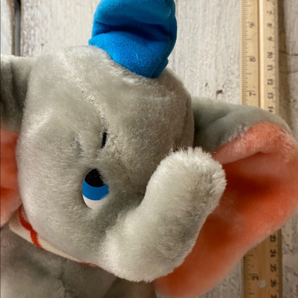 Vintage Disneyland Walt Disney world plush Dumbo elephant stuffed animal - Picture 2 of 6